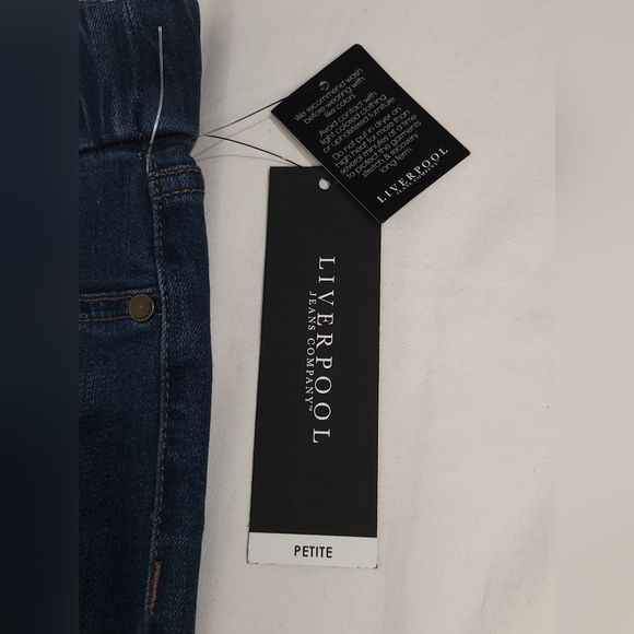 Liverpool Los Angeles The Denim Legging Pull-on Ankle Skinny Jean 14/32 Petite - Picture 3 of 15